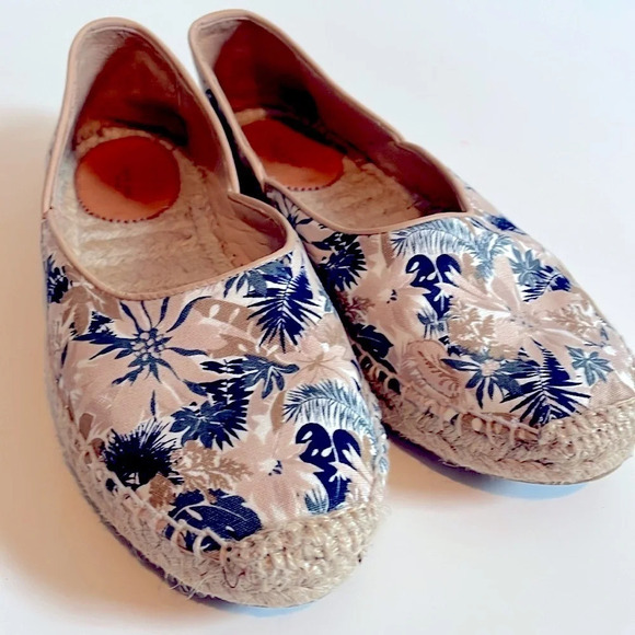 Rag & Bone, Georgie espadrille flat shoe, size 7.5, floral print, EUC - Picture 3 of 12